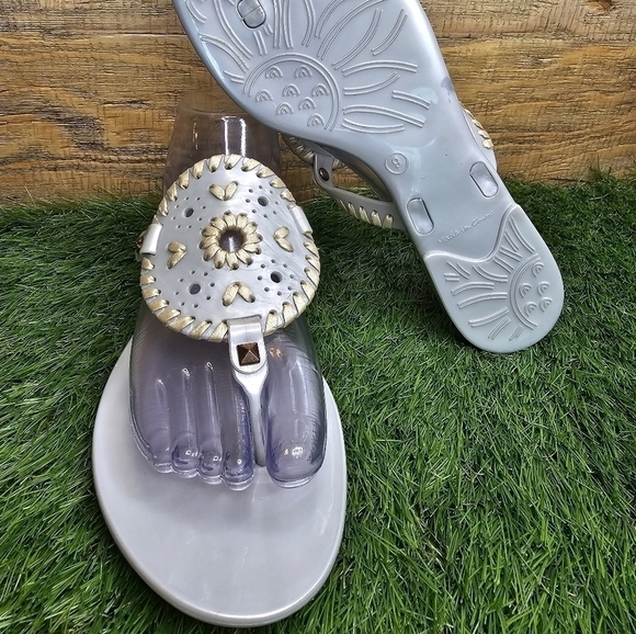 New Jack Rogers Georgica Jelly Sandals SZ 9 - Picture 8 of 10